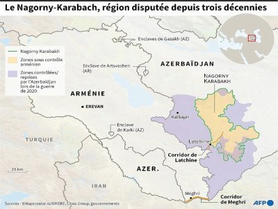 Le conflit entre l'Arménie et l'Azerbaïdjan dans le Nagorny Karabakh - [AFP/Archives]