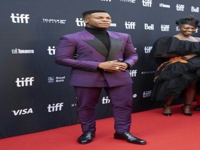 L'acteur britannique John Boyega à l'avant-première du film "The Woman King" à Toronto, le 9 septembre 2022 - Geoff Robins [AFP]