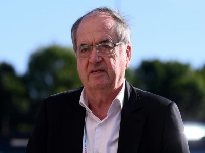 Le président de la Fédération française de football Noël Le Graët, le 10 juillet 2022 à Rotherham (Royaume-Uni) - FRANCK FIFE [AFP]