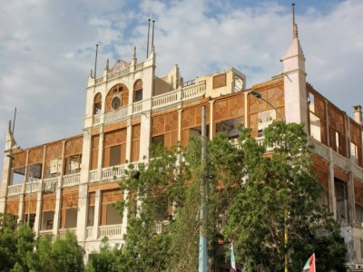 Le  Crescent Hotel où la reine ElizabethII aurait séjourné lors de sa visite à Aden, le 9 septembre 2022 au Yémen - Saleh Al-OBEIDI [AFP]