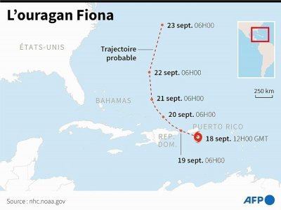 L'ouragan Fiona - Patricio ARANA [AFP]