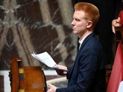 Adrien Quatennens à l'Assemblée nationale, le 3 août 2022 - Alain JOCARD [AFP/Archives]