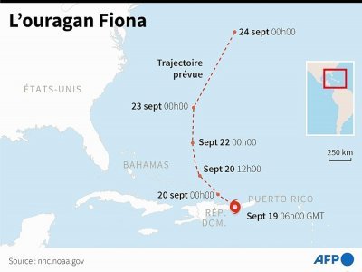 L'ouragan Fiona - Patricio ARANA [AFP]