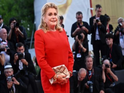 Catherine Deneuve à Venise, le 31 août 2022 - Marco BERTORELLO [AFP/Archives]