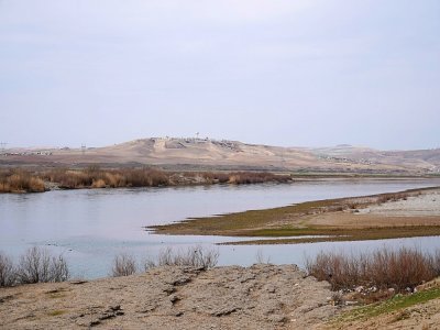 Les autorités irakiennes et les agriculteurs kurdes accusent la Turquie de retenir l'eau aux barrages construits en amont. A Bajid Kandala, dans le nord de l'Irak, le 18 février 2022 - Ismael ADNAN [AFP]