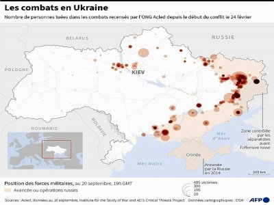 Les combats en Ukraine - [AFP]