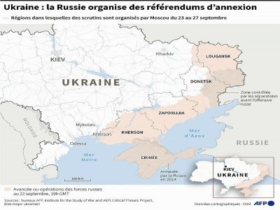 Ukraine : la Russie organise des référendums d'annexion - [AFP]
