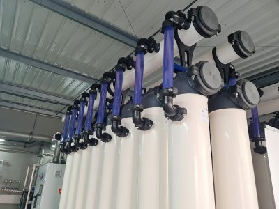 Un nouveau système de filtration de l'eau a été mis en place.