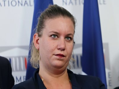 La cheffe de file des députés Insoumis Mathilde Panot, le 21 septembre 2022 à l'Assemblée nationale, à Paris - Thomas SAMSON [AFP/Archives]