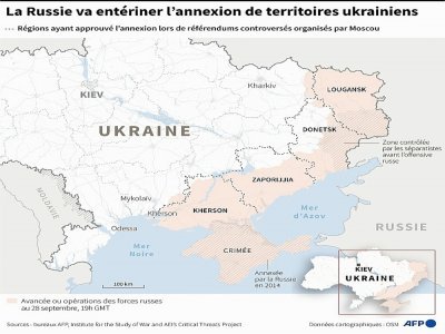La Russie va entériner l'annexion de territoires ukrainiens - [AFP]