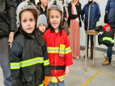 Ils ont également participé au "parcours du jeune sapeur-pompier".
