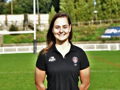 Lisa Poli est la capitaine de l'équipe de rugby féminin Les Valkiries à Rouen. - Peio_photo