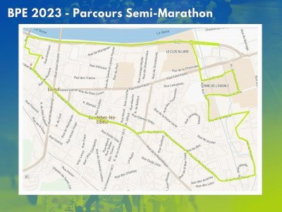 Parcours du Semi-Marathon.