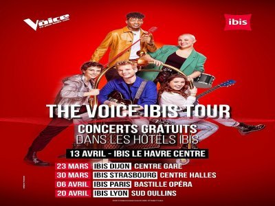 Concert The Voice avec les hôtels Ibis - The Voice