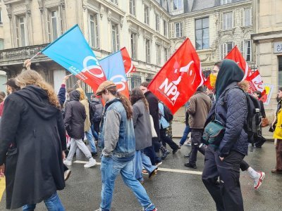 Les jeunes sont plus déterminés que jamais à manifester dans les rues contre la réforme des retraites à Rouen.