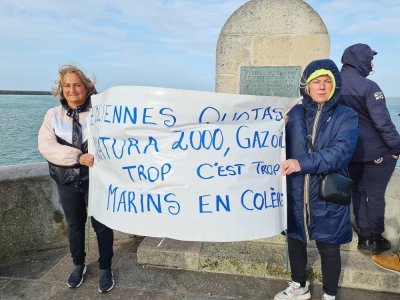 Les femmes de pêcheurs étaient aussi mobilisées.