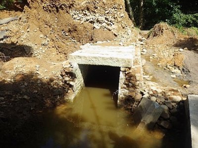 Le pont du Moulin de Buais avant…