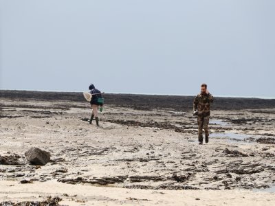 Les pêcheurs à pied sont évacués.