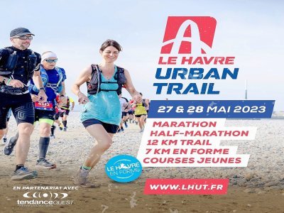 L'affiche officielle du Havre Urban Trail. - Rodolphe de la Croix
