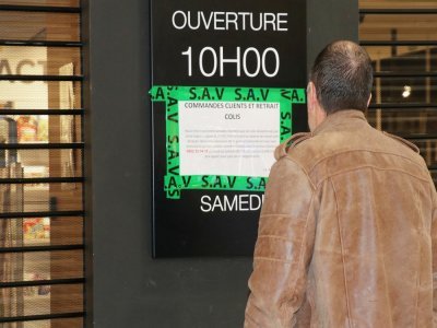 Les clients n'ont pas été informés de la fermeture du magasin.