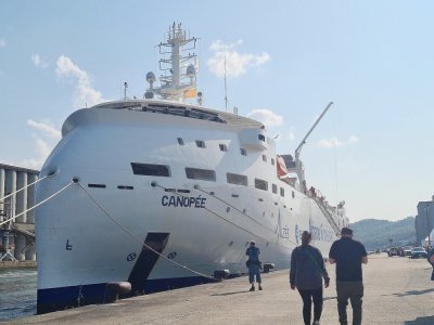 Le Canopée est arrivé mercredi 6 juin à Rouen pour l'Armada 2023 et repartira le lundi 12 juin.