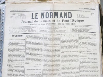 Un journal daté du samedi 15 mars 1879.
