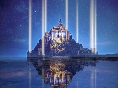 Le vendredi 23 juin, un spectacle son et lumières illuminera la baie du Mont Saint-Michel. - Le Mont-Saint-Michel