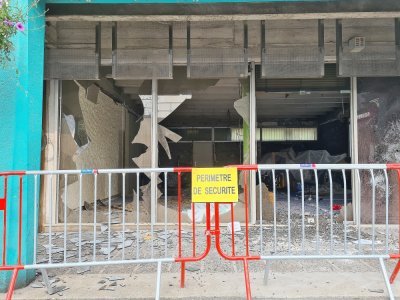 Les dégâts sont considérables dans le bureau de police des Hauts de Rouen.