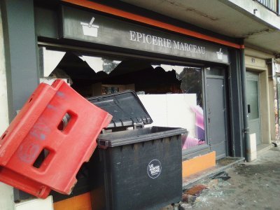 Une épicerie du quartier de l'Eure au Havre a été saccagée. - Philippe Demeillers