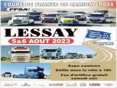 La cinquième étape de la Coupe de France de camion cross s'arrête sur le circuit de Lessay
