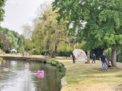 Cette année, le thème du Sentier d'art est "patrimoine et rivière". - Ville de Brionne