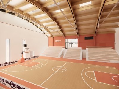 La salle de basket pour les clubs de basket. - Chaix & Morel et associés