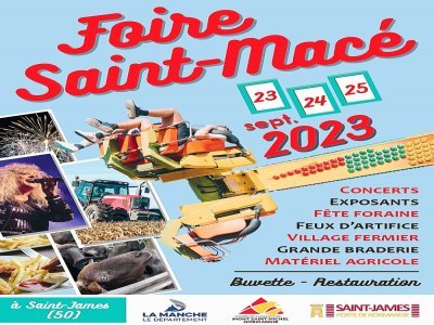 Programme de la Foire Saint-Macé 2023.