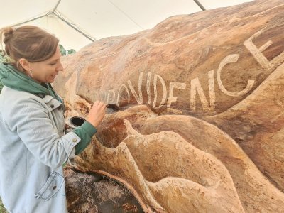 L'œuvre d'Olivia Paroldi est intitulée Providence.