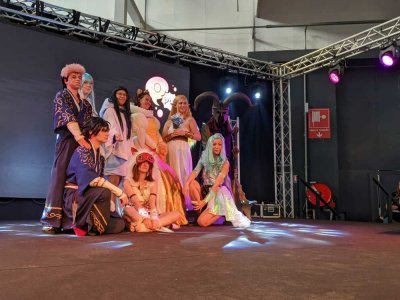 Durant les Geek Days, les cosplayers sont invités à montrer leurs plus beaux costumes sur scène. - Joanne Lehoux