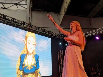 C'est au tout de Princesse Zelda, du jeu vidéo Breath of the Wild, de rentrer en scène. - Joanne Lehoux