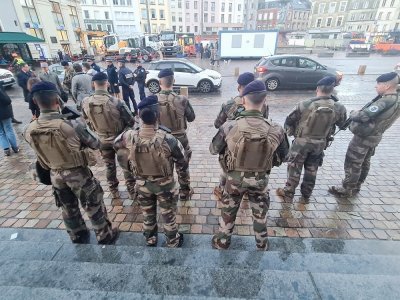 Une dizaine de militaires mobilisés à Cherbourg.