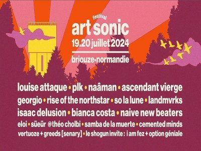 La programmation complète de l'édition 2024 du festival Art Sonic. - Art Sonic