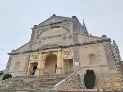 Eglise Notre-Dame des Victoires à Trouville-sur-Mer dans le Calvados.
