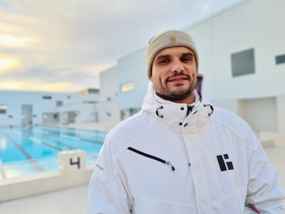 Licencié au Cercle des nageurs de Marseille, Florent Manaudou a dû s'acclimater à la fraîcheur havraise…