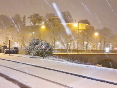 La Manche se réveille sous la neige ce mardi 9 janvier.