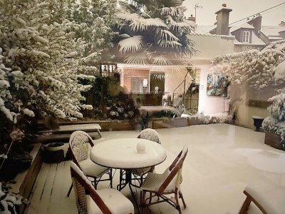La neige est tombée ce mardi 9 janvier à Caen. - Sandra Lemarchand