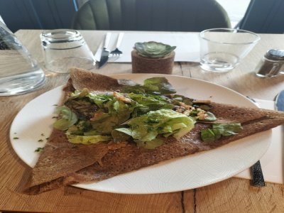 La crêpe chèvrefeuille. 