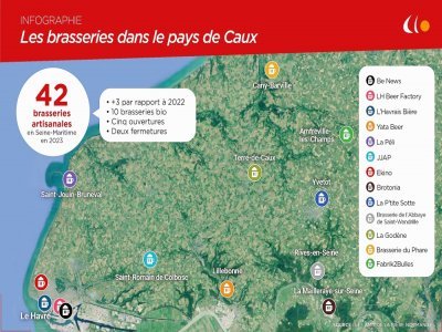 Il existe 42 brasseries en Seine-Maritime, zoom sur le pays de Caux.