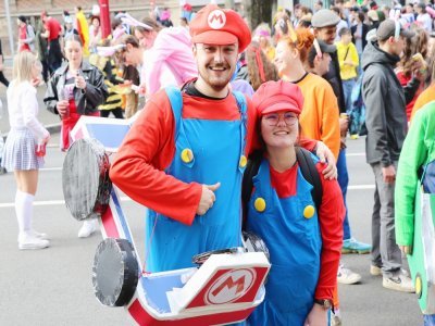 Super Mario et sa jumelle.