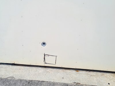 Le tir de balle sur le portail de la mosquée de Cherbourg.