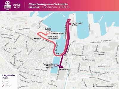 Cherbourg sera la première ville traversée par la flamme olympique vendredi 31 mai.