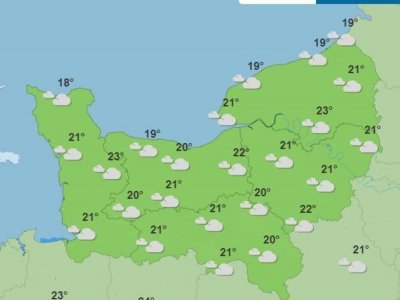 Pour ceux qui ne font pas le pont, voir autant de nuages permettra de moins déprimer au moment de retourner travailler le vendredi 10 mai. - Capture d'écran Météo France