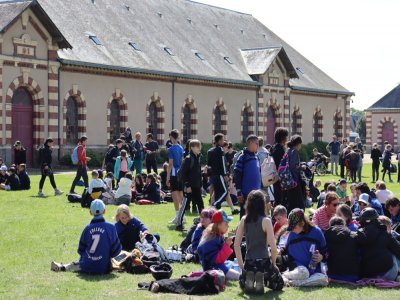 Le 7 mai, 450 collégiens se sont retrouvés au haras de Saint-Lô pour des olympiades à vélo.