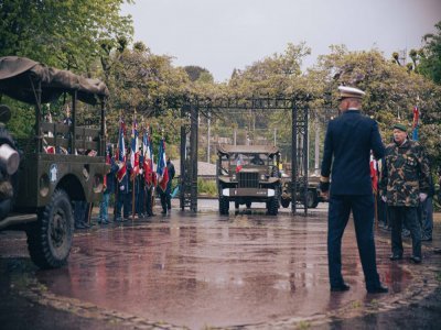 La Flamme de la Liberté est arrivée à Cherbourg lundi 13 mai dans la soirée.